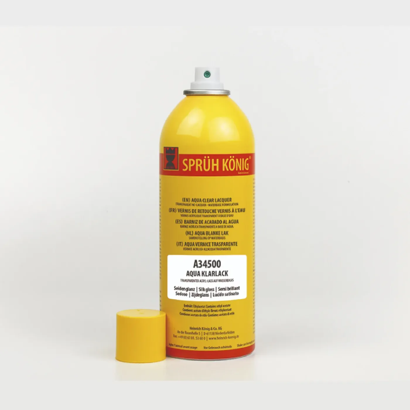 HEINRICH KONIG Aerosols - Aqua Clear Lacquer