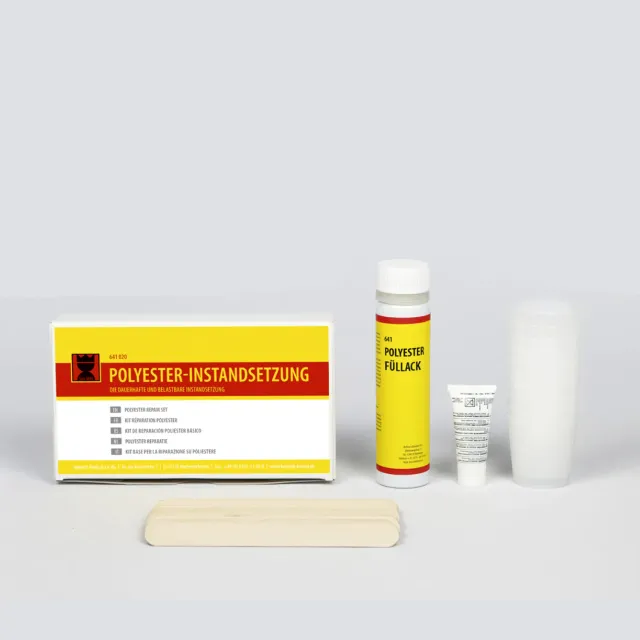 HEINRICH KONIG SET - Polyester Filling Lacquer Complete Set (641 020)