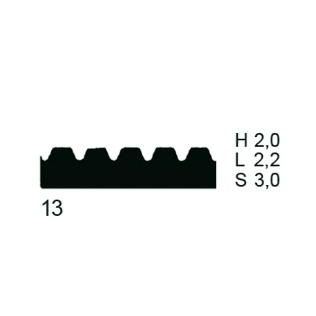PPW Toothed Blade (Metal) - Shape 13
