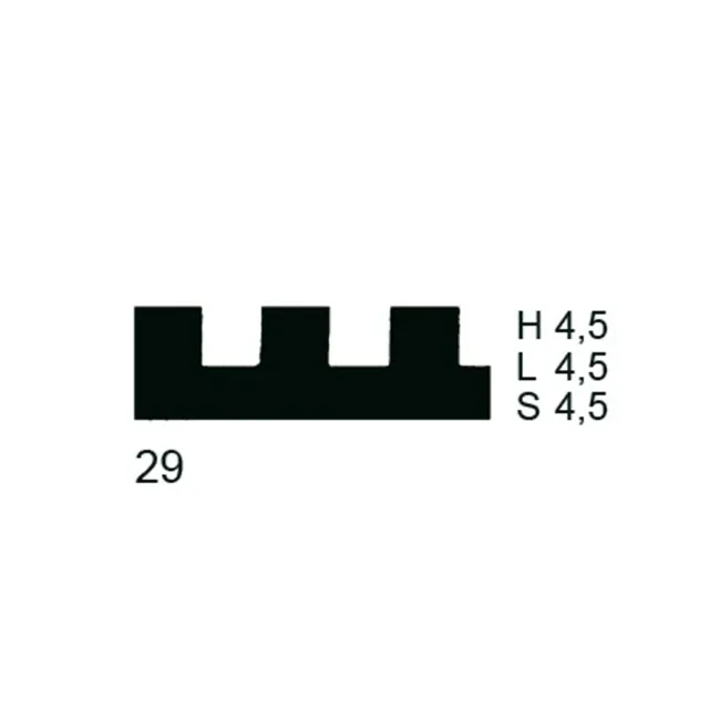 PPW Toothed Blade (Metal) - Shape 29
