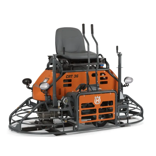 HUSQVARNA Hipertrowel - Hiperflex Fast Polishing of large concrete floor
